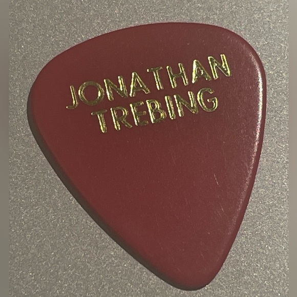 Jonathan Trebing from Rascal Flatts red guitar pick 2011 Flatts Fest Tour - Picture 4 of 4